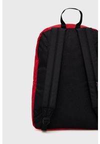 JanSport - Jansport plecak kolor czerwony duży gładki. Kolor: czerwony. Wzór: gładki #2