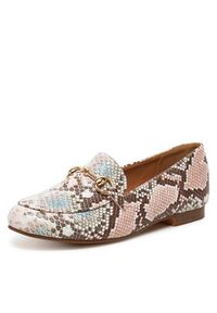 DeeZee Loafersy 10-633 Kolorowy. Materiał: skóra. Wzór: kolorowy #7