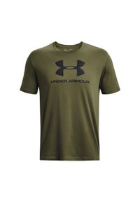 Koszulka fitness męska Under Armour Sportstyle Logo. Kolor: zielony. Sport: fitness #1