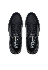 Versace Jeans Couture Sneakersy 79YA3SC2 ZPB30 899 Czarny. Kolor: czarny. Materiał: skóra
