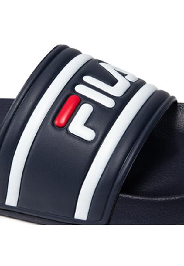 Fila Klapki Morro Bay Slipper 2.0 1010930.29Y Granatowy. Kolor: niebieski. Materiał: skóra