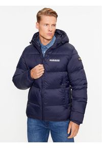 Napapijri Kurtka zimowa A-Suomi NP0A4GJE Granatowy Regular Fit. Kolor: niebieski. Materiał: syntetyk. Sezon: zima