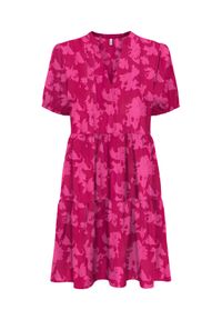 only - ONLY Sukienka letnia Nova 15222215 Różowy Regular Fit. Kolor: różowy. Materiał: wiskoza. Sezon: lato #1