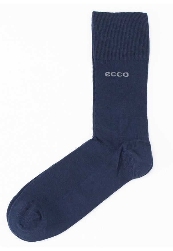 ecco - Skarpety Unisex ECCO LONGLIFE MID CUT. Kolor: niebieski. Materiał: bawełna, włókno, elastan, poliamid