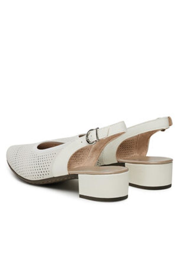 Rieker Czółenka CEO-47066-80 Biały. Kolor: biały. Materiał: syntetyk, skóra