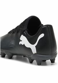 Puma - Młodzieżowe buty piłkarskie FUTURE 7 PLAY FG/AG PUMA Black White. Kolor: biały, wielokolorowy, czarny. Materiał: materiał, syntetyk, tkanina. Sport: piłka nożna
