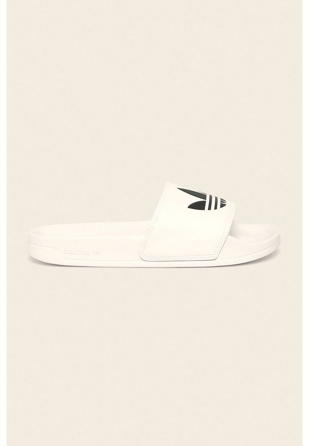 adidas Originals - Klapki Adilette FU8297.M FU8297.M-WHT/BLK/WH. Kolor: biały. Materiał: guma