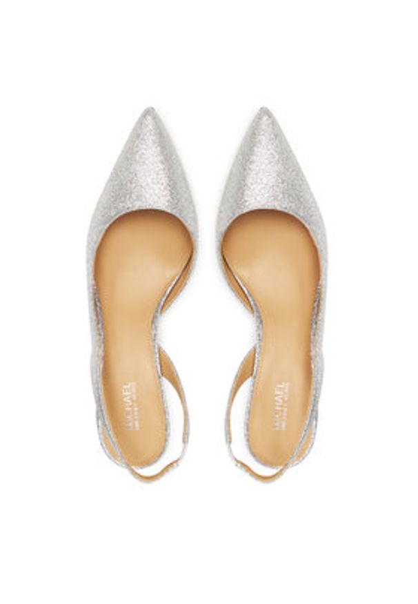 MICHAEL Michael Kors Szpilki Alina 40S5HNMP2M Srebrny. Kolor: srebrny. Materiał: skóra. Obcas: na szpilce