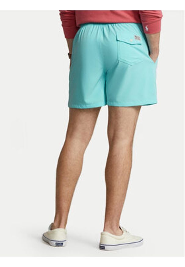 Polo Ralph Lauren Szorty kąpielowe 710907255004 Turkusowy Regular Fit. Kolor: turkusowy. Materiał: syntetyk