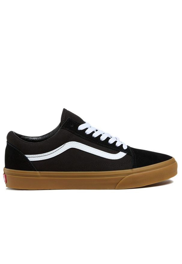 Buty unisex Vans Old Skool VN000CR5B9M1 - czarne. Okazja: na co dzień. Kolor: czarny. Materiał: zamsz, guma. Szerokość cholewki: normalna. Model: Vans Old Skool