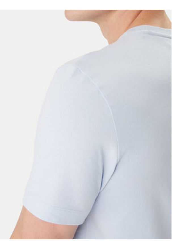 TOMMY HILFIGER - Tommy Hilfiger T-Shirt MW0MW39995 Błękitny Regular Fit. Kolor: niebieski. Materiał: bawełna