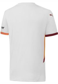 Puma - Męska koszulka wyjazdowa Galatasaray SK 24/25 PUMA White Red Rhythm. Kolor: biały, czerwony, wielokolorowy