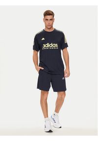 Adidas - adidas T-Shirt Tiro IW5960 Granatowy Regular Fit. Kolor: niebieski. Materiał: syntetyk #4