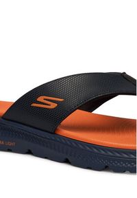 skechers - Skechers Japonki 229267/NVY Granatowy. Kolor: niebieski. Materiał: materiał #2