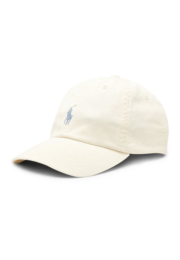 Polo Ralph Lauren Czapka z daszkiem 211912843007 Beżowy. Kolor: beżowy. Materiał: materiał