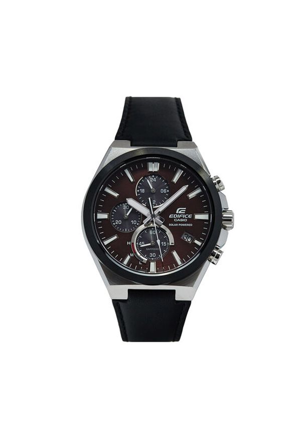 Casio Zegarek Edifice Solar Powered Chronograph EFS-S630BL-5AVUEF Czarny. Kolor: czarny