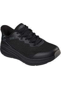 skechers - Adidasy Skechers Bobs Skillz, Mężczyźni. Kolor: czarny. Materiał: materiał. Sport: fitness