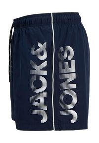 Jack & Jones - Jack&Jones Szorty kąpielowe Maui 12275129 Granatowy Regular Fit. Kolor: niebieski. Materiał: syntetyk #5