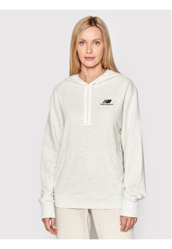 New Balance Bluza Unisex UT21500 Szary Relaxed Fit. Kolor: szary. Materiał: syntetyk