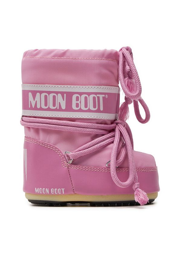 Śniegowce Moon Boot. Kolor: różowy