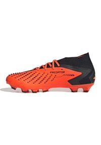 Adidas - Buty piłkarskie adidas Predator Accuracy.2 Mg M GW4629 pomarańczowe. Zapięcie: sznurówki. Kolor: pomarańczowy. Materiał: materiał, syntetyk. Sport: piłka nożna #4