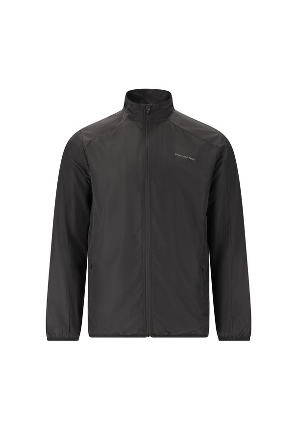 ENDURANCE - Kurtka z dresu Endurance Sylas. Kolor: czarny. Materiał: dresówka. Sport: bieganie