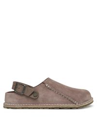 Birkenstock Klapki Lutry Premium 1028043 Różowy. Kolor: różowy. Materiał: skóra, zamsz