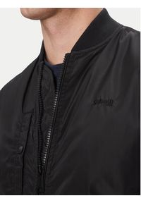 Schott NYC Kurtka bomber Airstar Czarny Regular Fit. Kolor: czarny. Materiał: syntetyk