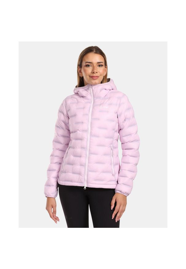 Kurtka ocieplana damska Kilpi ALBA-W. Kolor: różowy. Sport: turystyka piesza