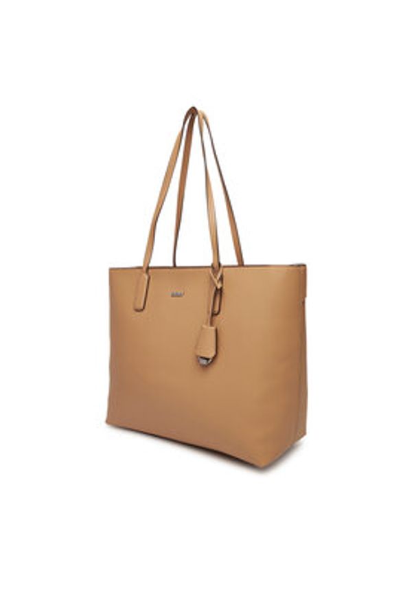 DKNY Torebka R44AYI42 Beżowy. Kolor: beżowy. Materiał: skórzane