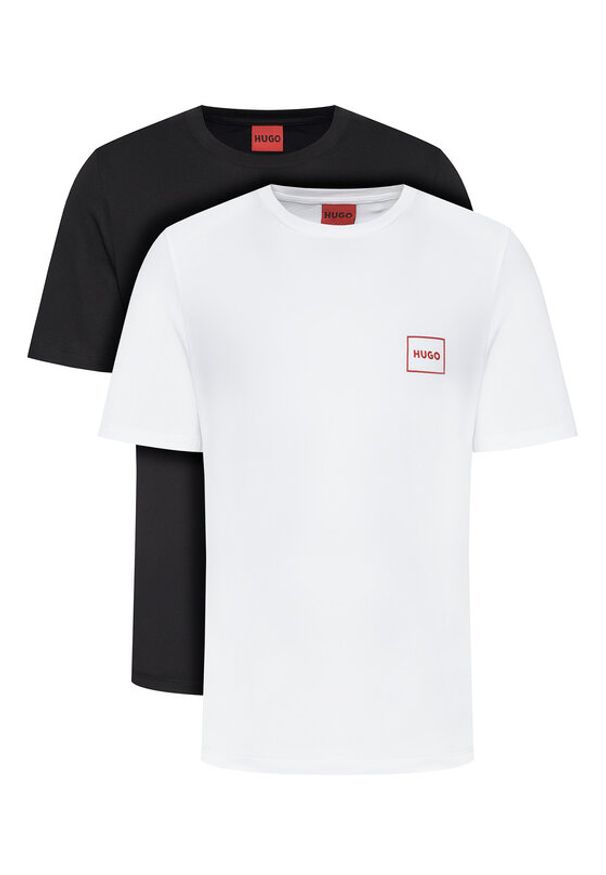 Hugo - HUGO Komplet 2 t-shirtów Dugopak 50548566 Kolorowy Regular Fit. Materiał: bawełna. Wzór: kolorowy