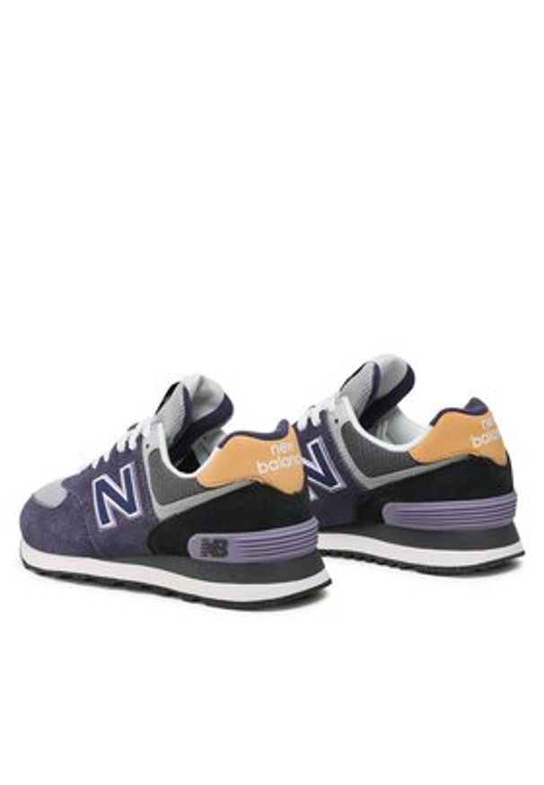 New Balance Sneakersy U574Z2 Fioletowy. Kolor: fioletowy. Materiał: zamsz, skóra. Model: New Balance 574