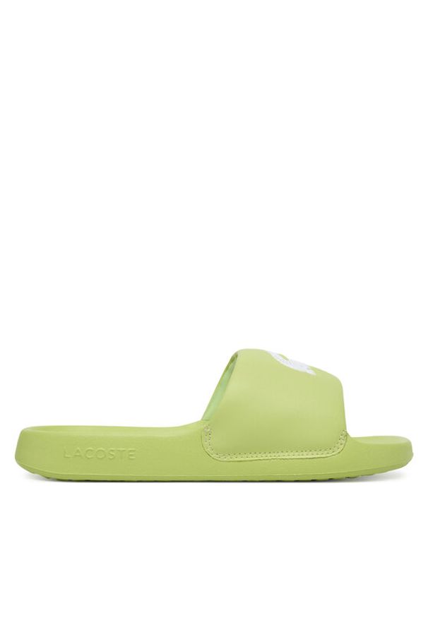 Lacoste Klapki Serve 1.0 51CFA0006 2K8 Zielony. Kolor: zielony. Materiał: skóra