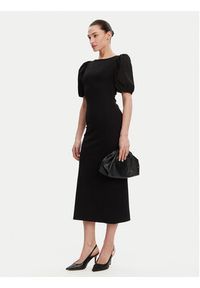 French Connection Sukienka codzienna 71YDL Czarny Slim Fit. Okazja: na co dzień. Kolor: czarny. Materiał: bawełna. Typ sukienki: proste. Styl: casual #3