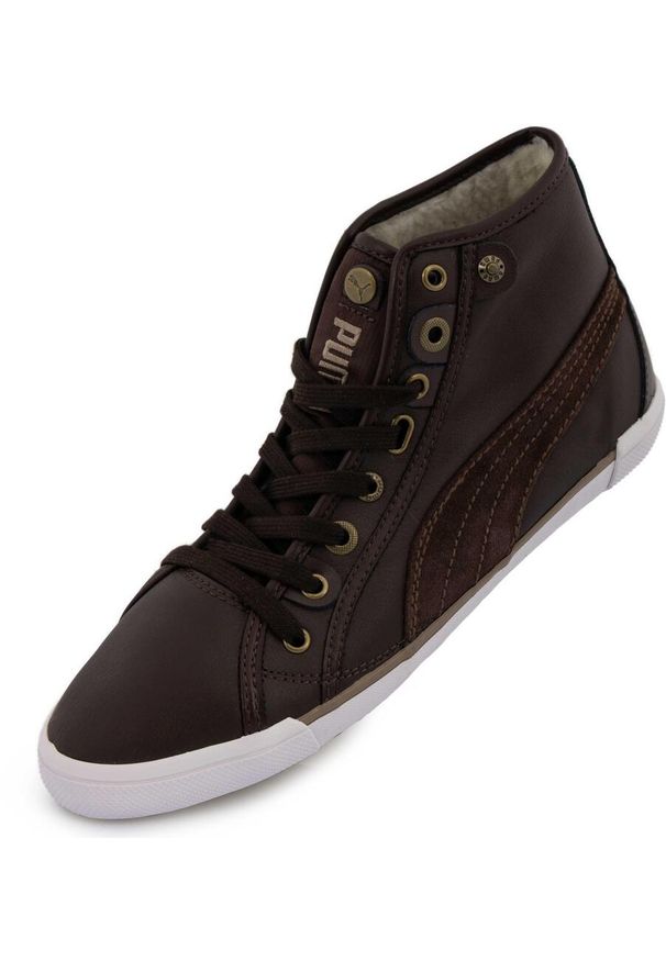 Puma Corsica Mid 38 Damskie buty sportowe ze skóry. Kolor: wielokolorowy. Materiał: skóra. Sezon: jesień, wiosna. Sport: turystyka piesza