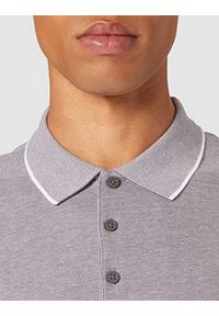 Wrangler - WRANGLER SS REFINED POLO MĘSKI T-SHIRT TORNADO GREY W7MDK570C. Typ kołnierza: polo #3