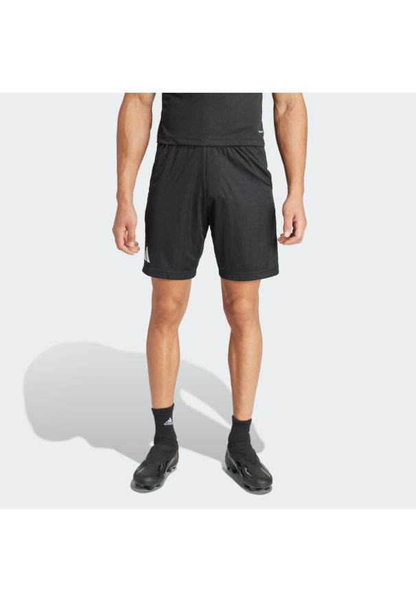 Adidas - Szorty Referee 24. Kolor: czarny. Materiał: materiał. Sport: piłka nożna