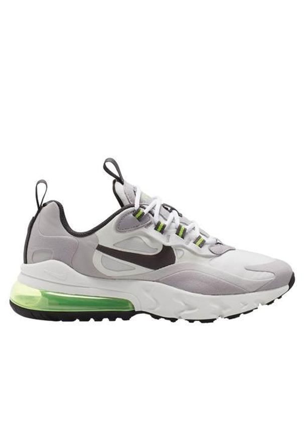 Buty do chodzenia dla dzieci Nike Air Max 270 React. Zapięcie: sznurówki. Kolor: wielokolorowy. Materiał: materiał, syntetyk, tkanina. Szerokość cholewki: normalna. Model: Nike Air Max. Sport: turystyka piesza