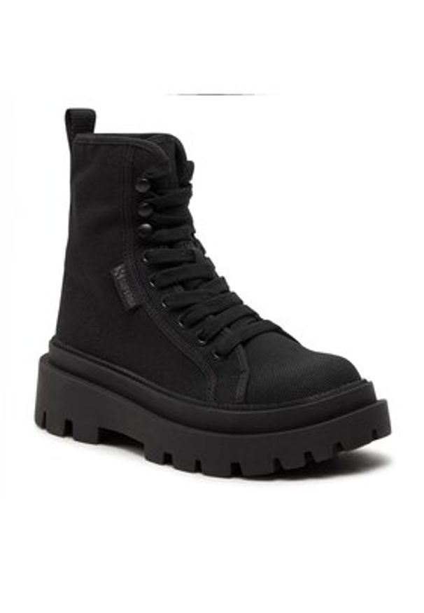 Superga Trapery Alpina Apex High 3051 S1171QW Czarny. Kolor: czarny. Materiał: materiał