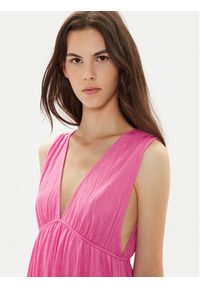 Gina Tricot Sukienka letnia 22141 Różowy Regular Fit. Kolor: różowy. Materiał: syntetyk. Sezon: lato
