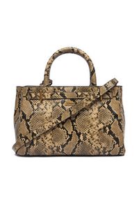 TOMMY HILFIGER - Tommy Hilfiger Torebka American Icon Mini Tote Snake AW0AW18818 Brązowy. Kolor: brązowy. Materiał: skórzane #2