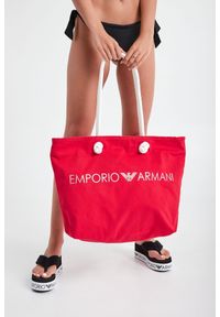 Emporio Armani Swimwear - TOREBKA EMPORIO ARMANI SWIMWEAR. Wzór: napisy