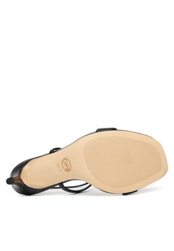 MICHAEL Michael Kors Sandały Lena 40R5LEHS1L Czarny. Kolor: czarny. Materiał: skóra