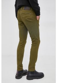 G-Star RAW - G-Star Raw Spodnie D16985.C106. Kolor: zielony. Materiał: tkanina, bawełna, poliester. Wzór: gładki #4