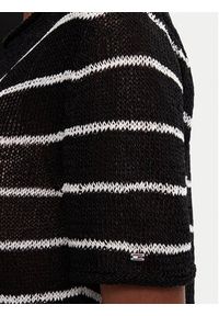 TOMMY HILFIGER - Tommy Hilfiger Sweter WW0WW46522 Czarny Regular Fit. Kolor: czarny. Materiał: syntetyk, wiskoza #3