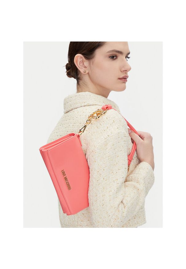 Love Moschino - Torebka LOVE MOSCHINO. Kolor: pomarańczowy