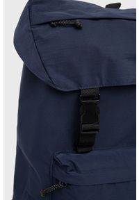 Superdry Plecak męski kolor granatowy duży gładki. Kolor: niebieski. Wzór: gładki #6