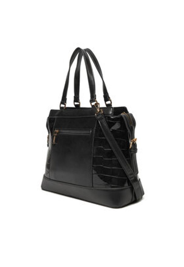 Monnari Torebka BAG5490 Czarny. Kolor: czarny. Materiał: skórzane