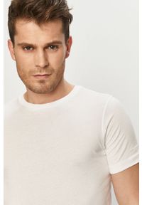 Karl Lagerfeld t-shirt (2-pack) 500298.765000 kolor biały. Okazja: na co dzień. Kolor: biały. Materiał: dzianina. Styl: casual #5