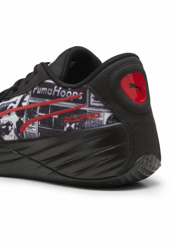Puma - Buty do koszykówki męskie PUMA All-Pro Nitro Media Day. Kolor: biały, czarny, czerwony, wielokolorowy. Szerokość cholewki: normalna. Sport: koszykówka